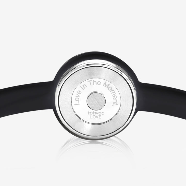 Bonbonwellen -Touch -Armbänder (schwarz+schwarz)