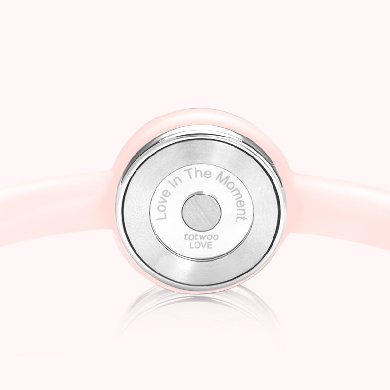 Bonbonwellen -Touch -Armbänder (schwarz+rosa)