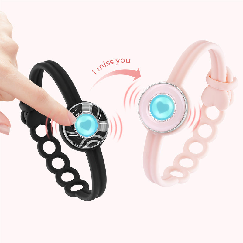 Candy Original & Wave Touch Armbänder (Schwarz+Pink)