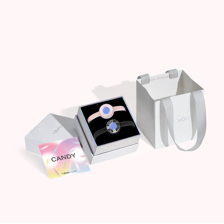 Candy Original & Wave Touch Armbänder (Schwarz+Pink)