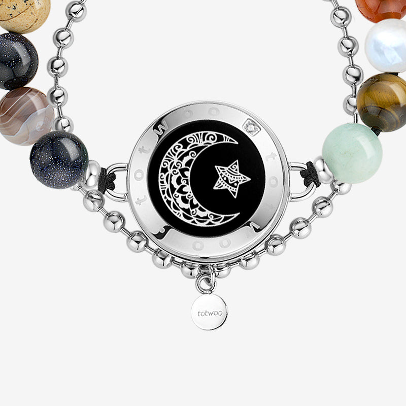 Sonne&Moon Touch-Armbänder mit Schutzperlen des Sonnensystems