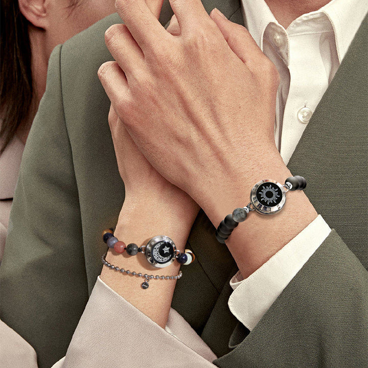 Sonne&Moon Energy Touch-Armbänder mit 13 Arten von Naturperlen
