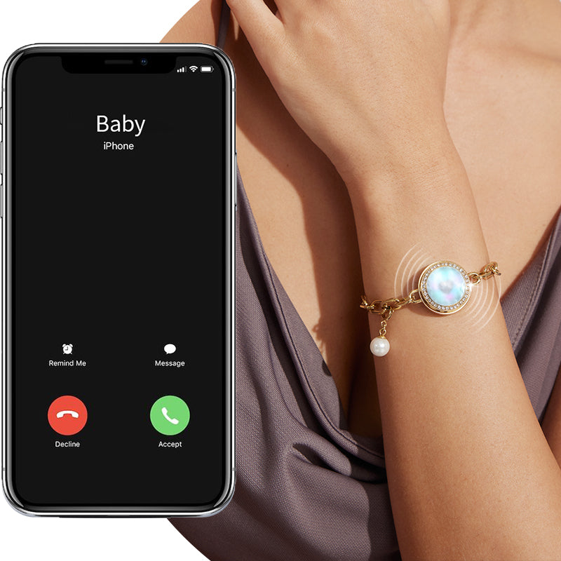 Seelenverwandte 2.0 Touch Armbänder (Gold Cuban Chain+Gold Figaro Kette)