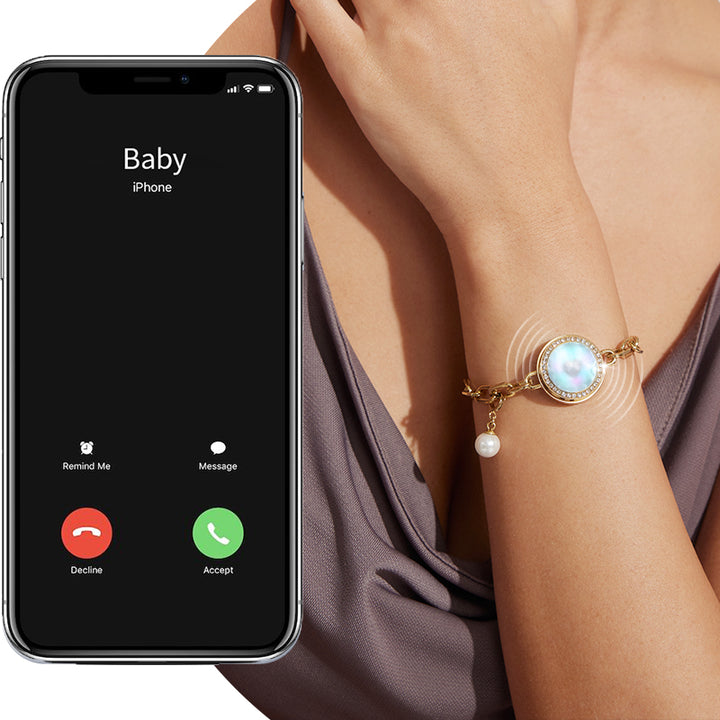 Seelenverwandte 2.0 Touch Armbänder (Gold Cuban Chain+Gold Figaro Kette)