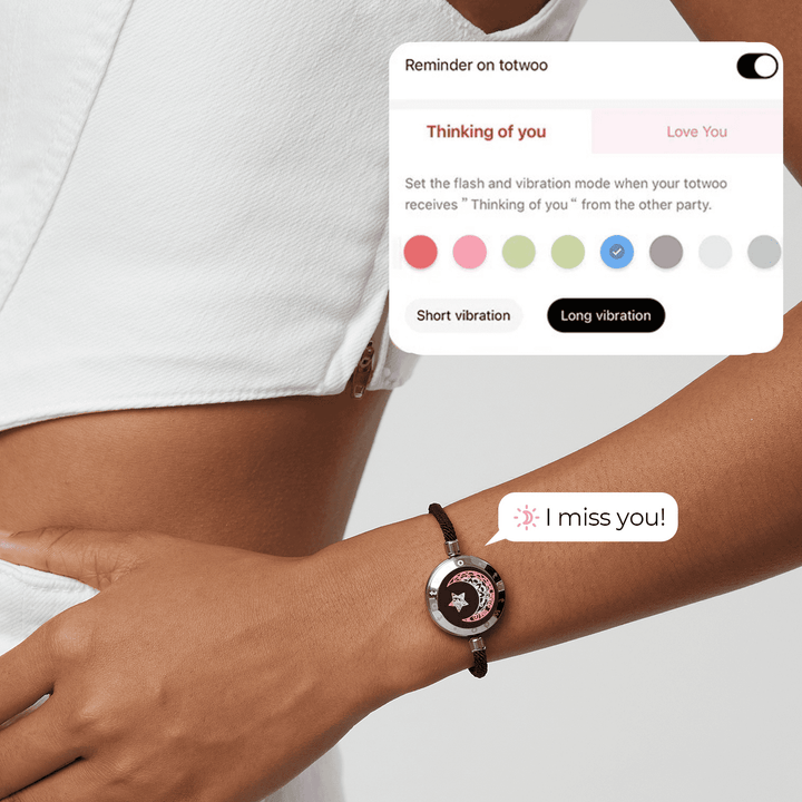 Pulseira Moon Touch com corda Milan única (prata)
