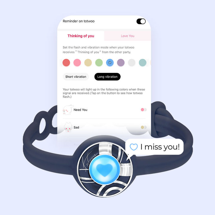 Candy Wave Touch Armband Single (Beerenblau)