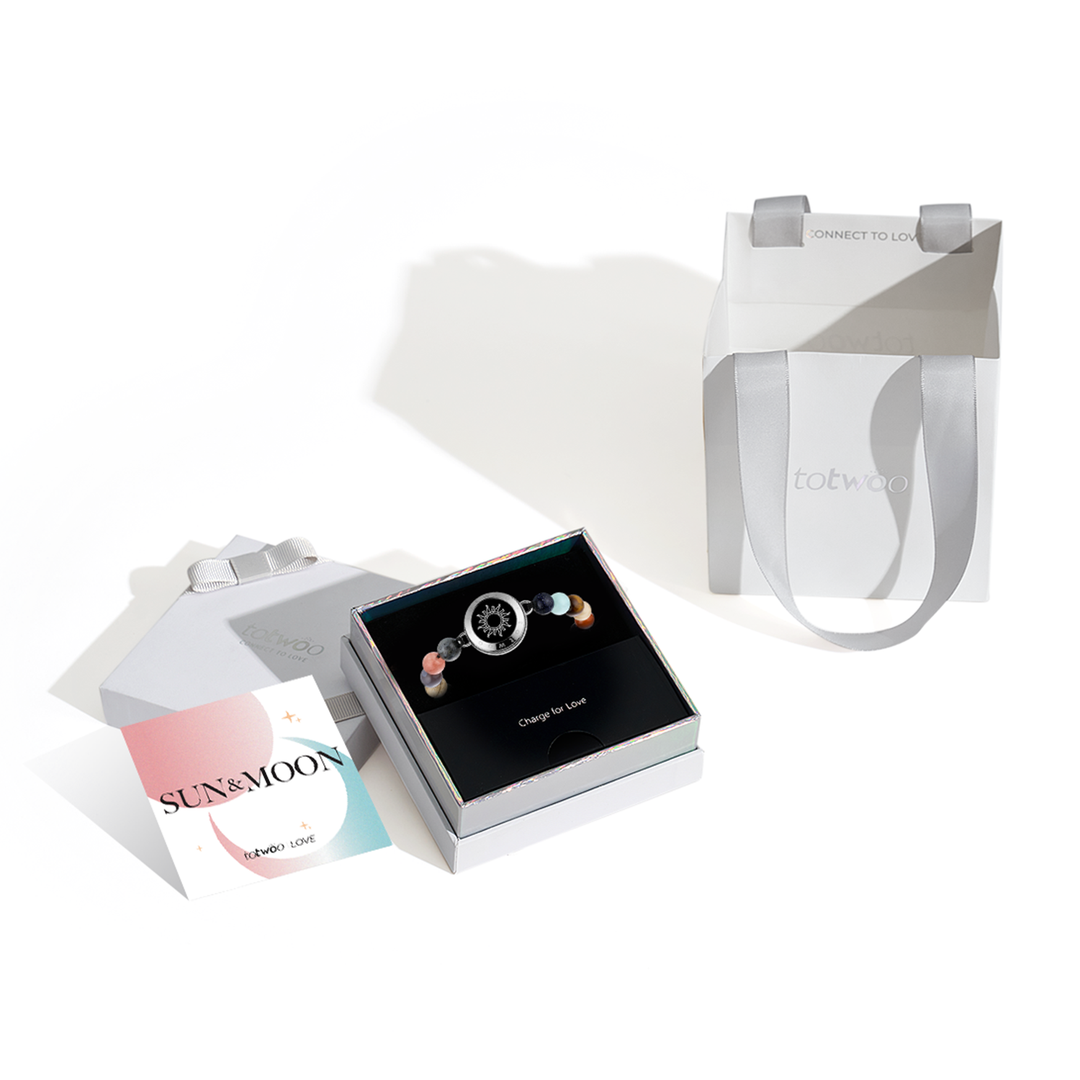 Pulsera de tacto solar con cuentas de energía