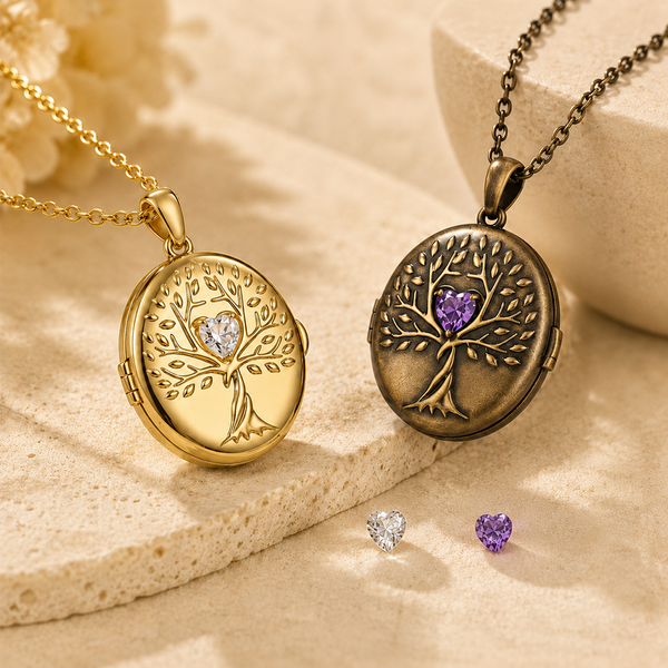 White Sapphire & Amethyst