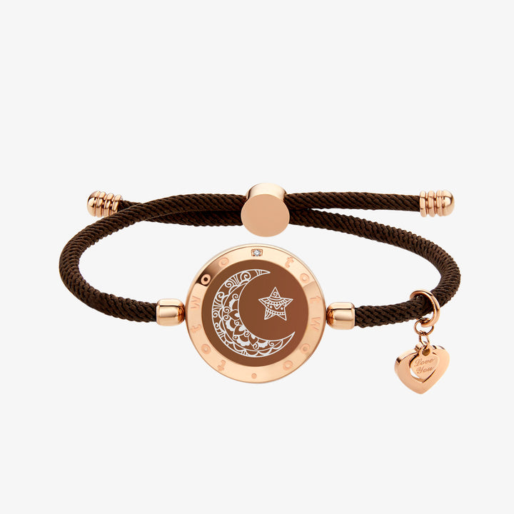 Pulsera táctil lunar con cuerda de milan soltera