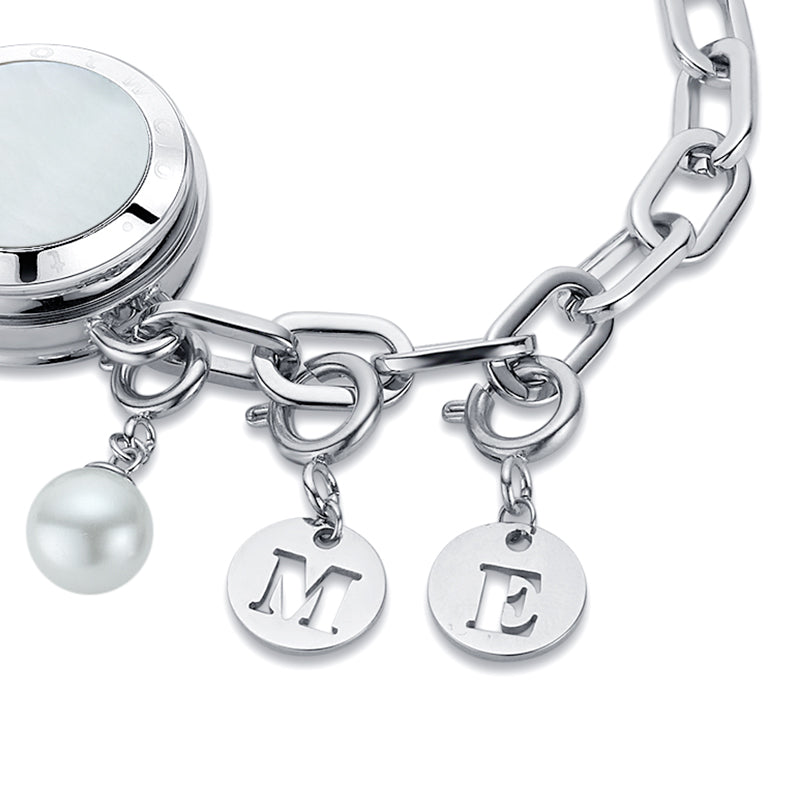 totwoo Letter Charm (Silver/Rose Gold/Black)
