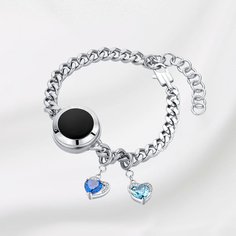 totwoo Birthstone Heart Charms(Silver/Rose Gold)