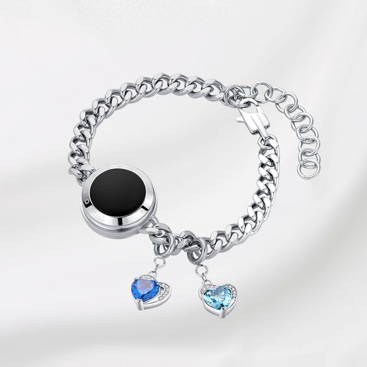 totwoo Birthstone Heart Charms (plata/oro rosa)