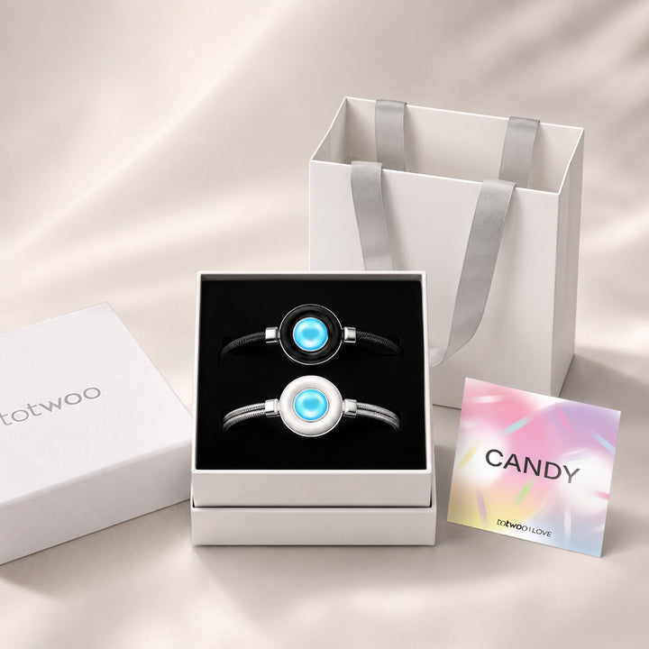 Candy Duo Touch Bracelets (Milan Rope +Snake Chain)