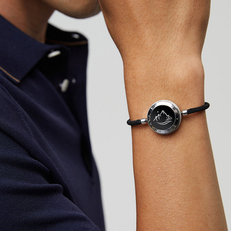 Mountain Touch Bracelet with Milan Rope Single