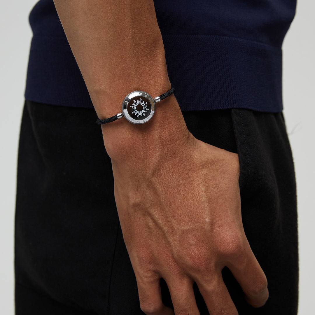 Pulsera de tacto solar con cuerda de Milán soltera