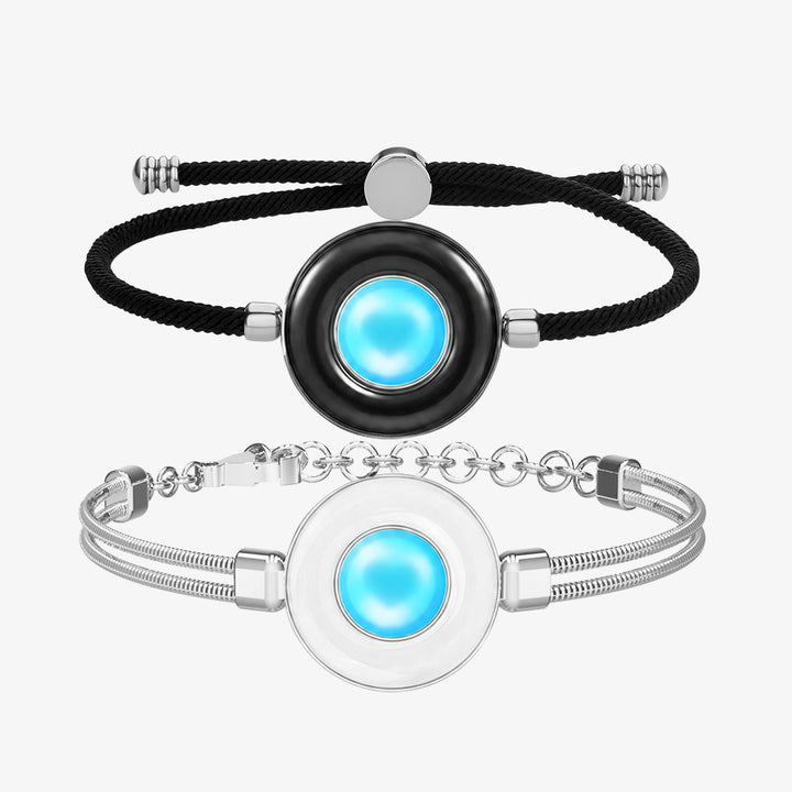 Candy Duo Touch Bracelets (Milan Rope +Snake Chain)