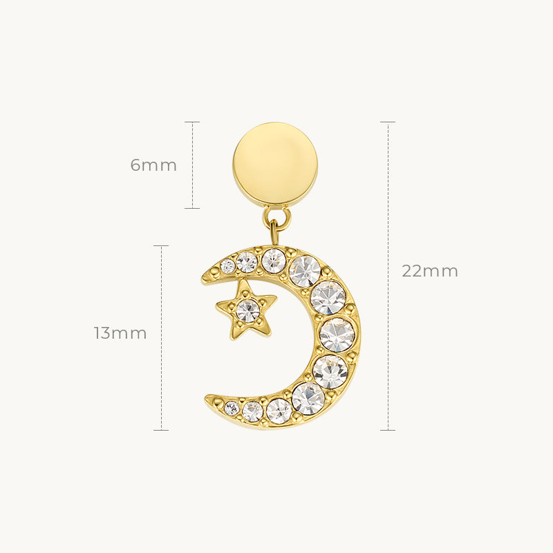 totwoo x Moon & Star Earring