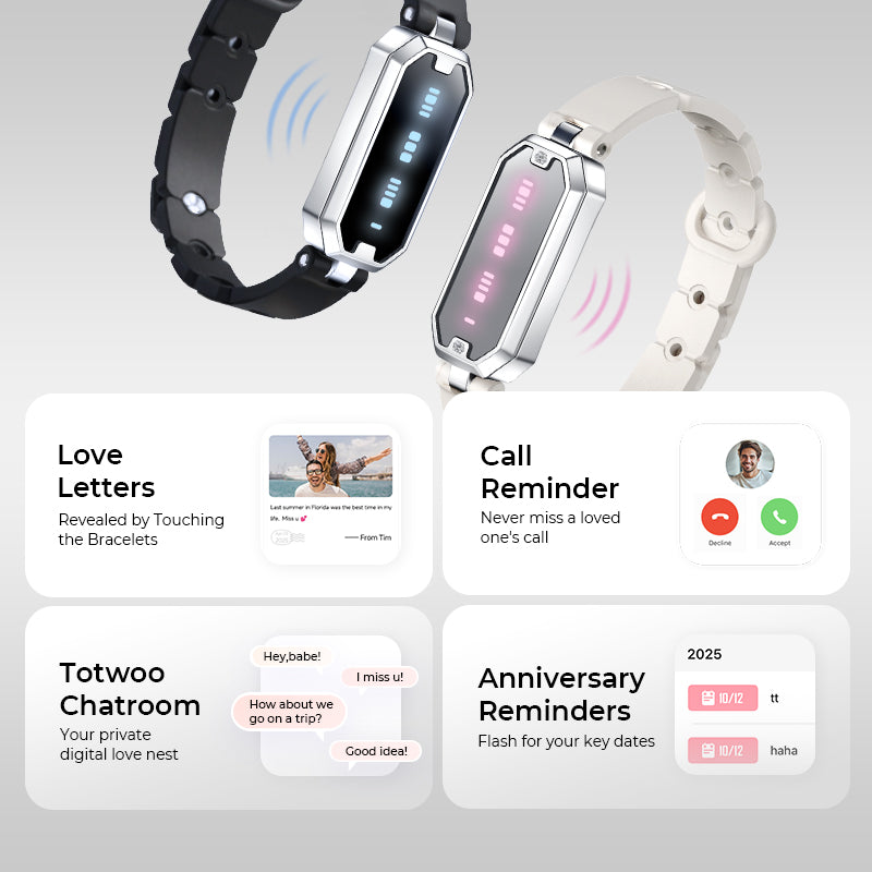 Morse Love Touch Bracelets with Silicone