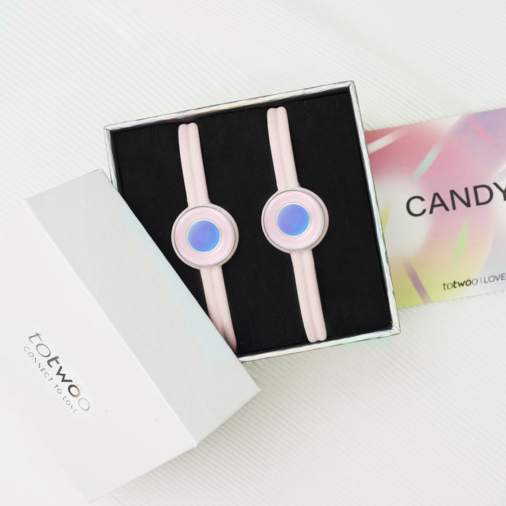 Braceletas Touch Touch de Candy Original (rosa+rosa)