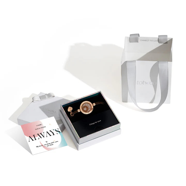 Pulsera táctil lunar con cuerda de milan soltera