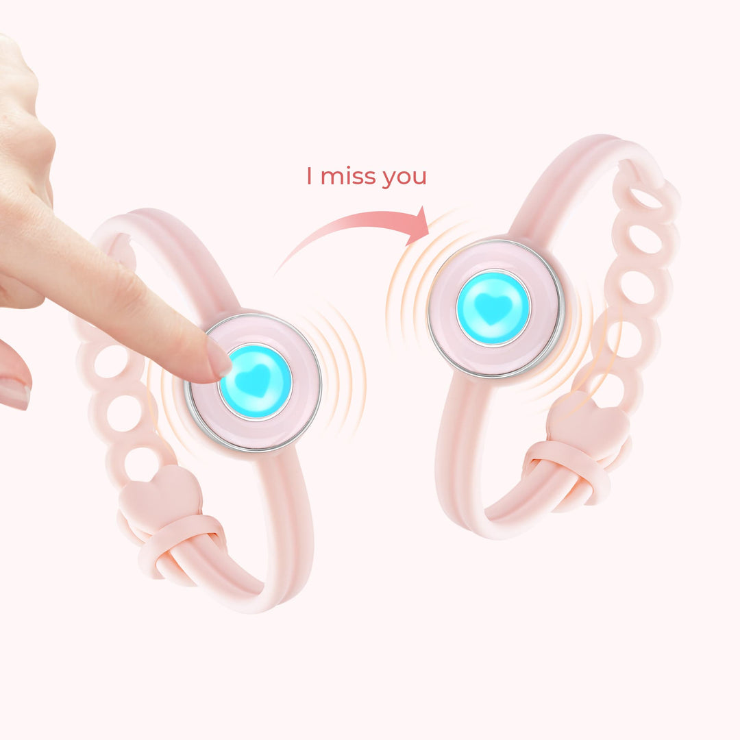 Braceletas Touch Touch de Candy Original (rosa+rosa)