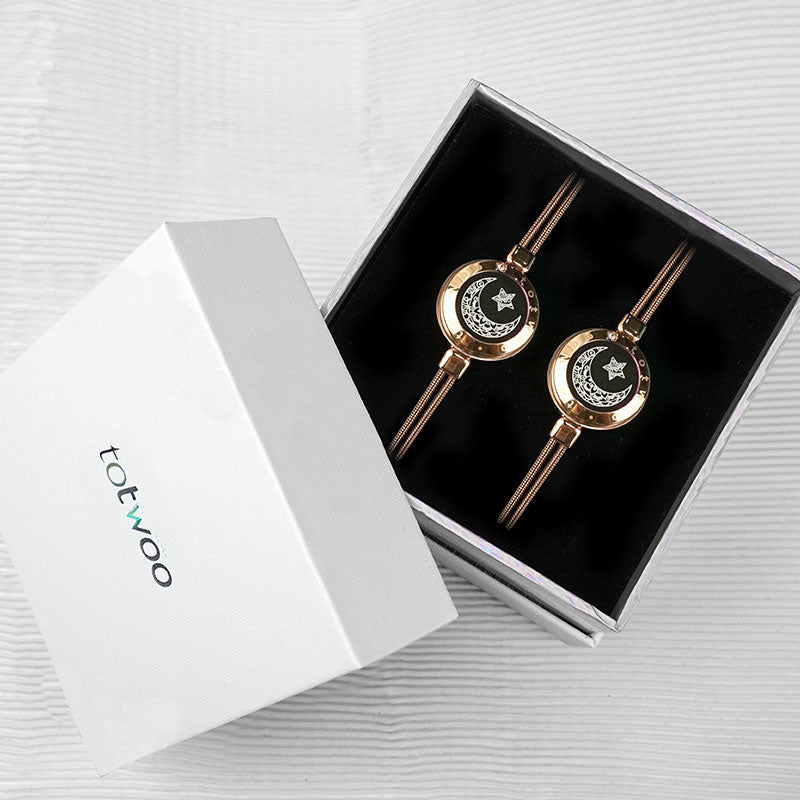 Sun&moon Couple Bracelets/ Totwoo Smart jewelry/touch bracelets