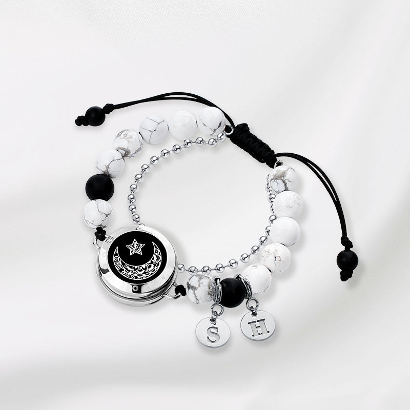 totwoo Letter Charm (Silver/Rose Gold/Black)