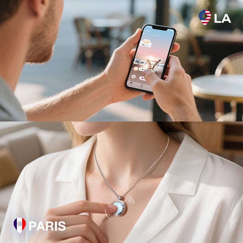 Soulmate 2.0 Touch Necklace with Mother of Pearl Panel