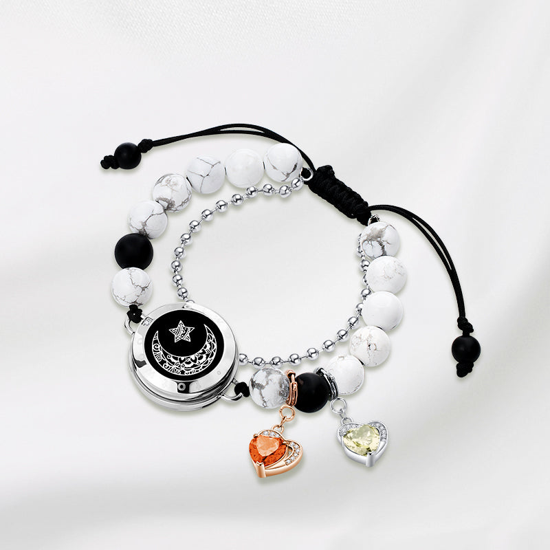 totwoo Birthstone Heart Charms(Silver/Rose Gold)