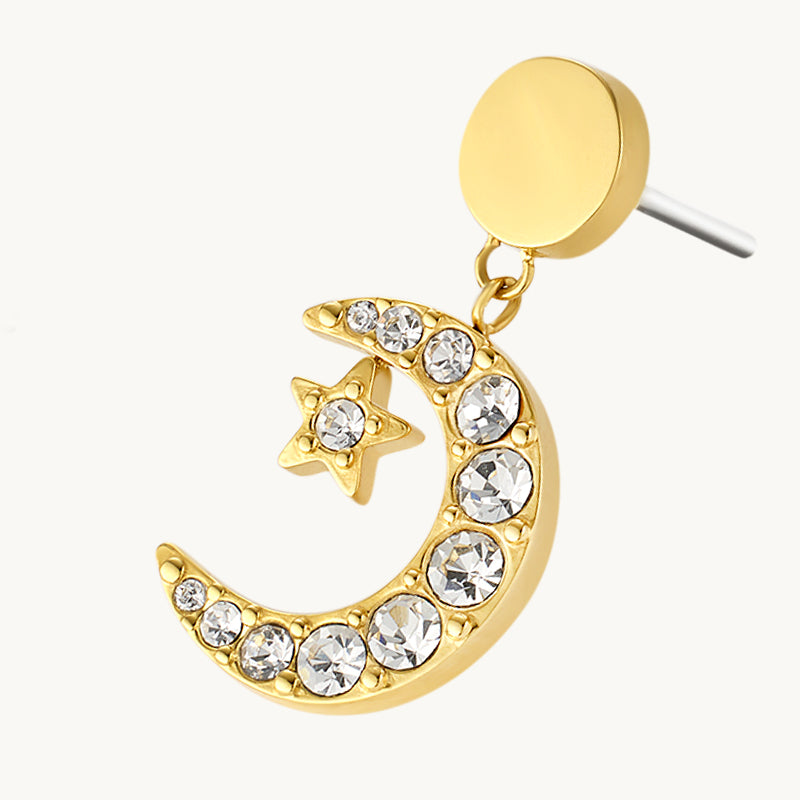 totwoo x Moon & Star Earring