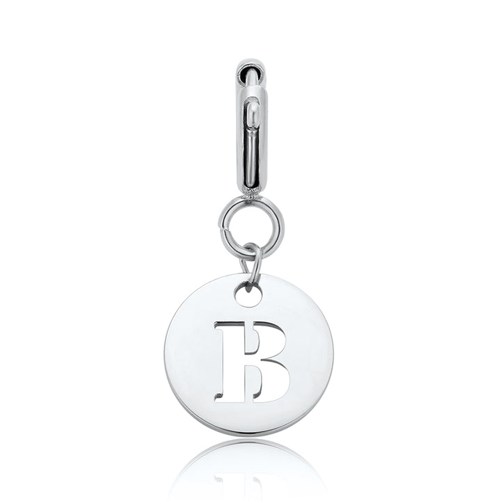 totwoo Letter Charm (plata/oro rosa/negro)
