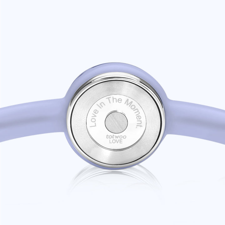 Candy Original & Wave Touch Bracelets (White+Purple)