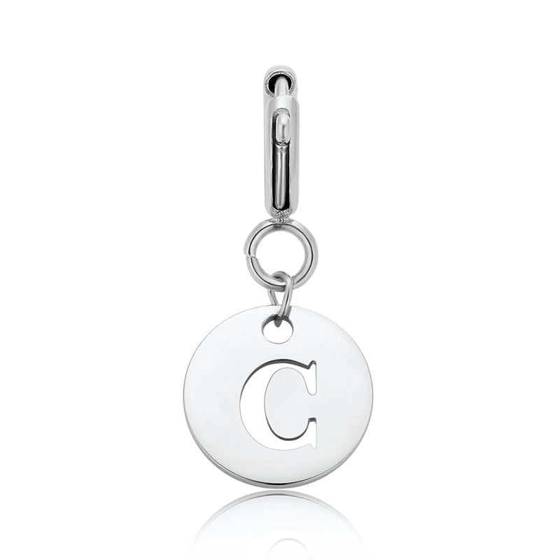 totwoo Letter Charm (Silver/Rose Gold/Black)