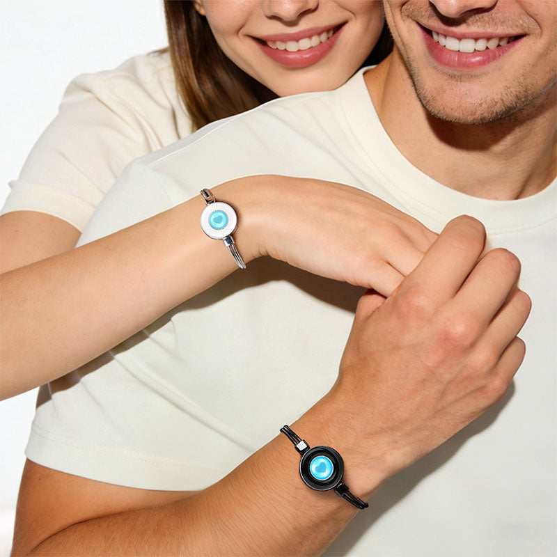 Bracelets tactiles Candy Wave (bleu profond + bleu clair)
