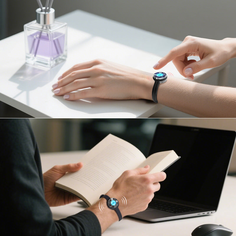 Candy Wave Touch Bracelets (Black+Black)