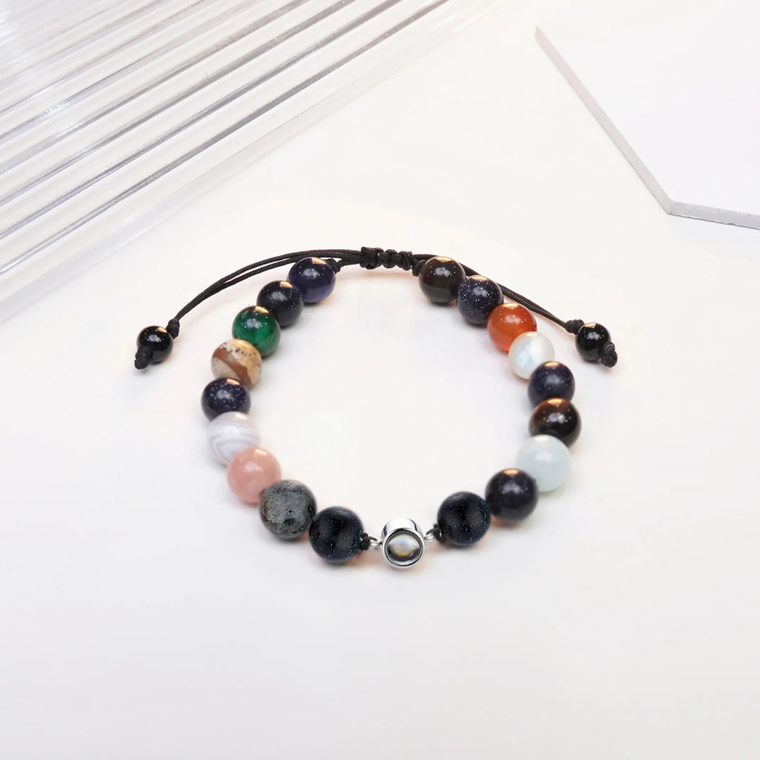 Custom Gemstone Photo Projection Bracelet