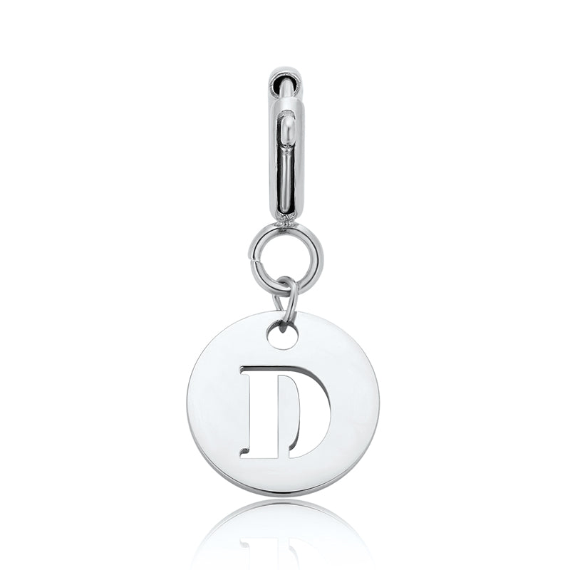 totwoo Letter Charm (Silver/Rose Gold/Black)