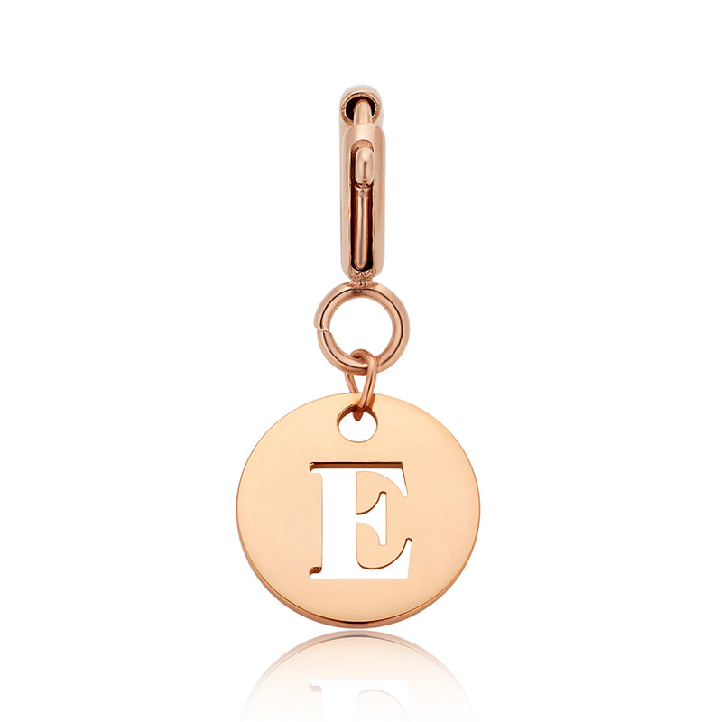 totwoo Letter Charm (Silver/Rose Gold/Black)