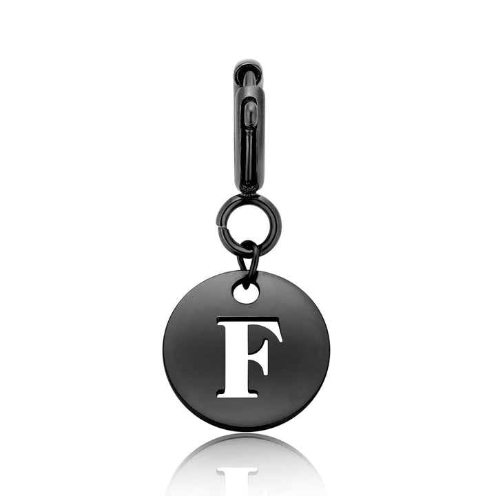 totwoo Letter Charm (plata/oro rosa/negro)