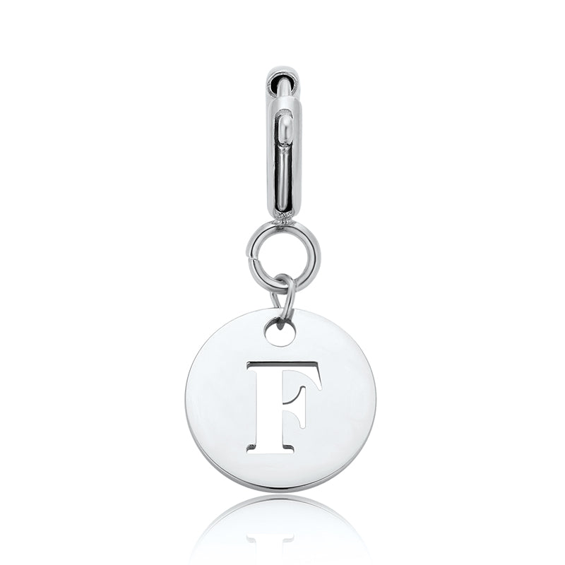 totwoo Letter Charm (Silver/Rose Gold/Black)