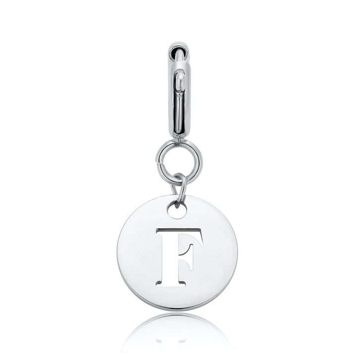 totwoo Letter Charm (plata/oro rosa/negro)