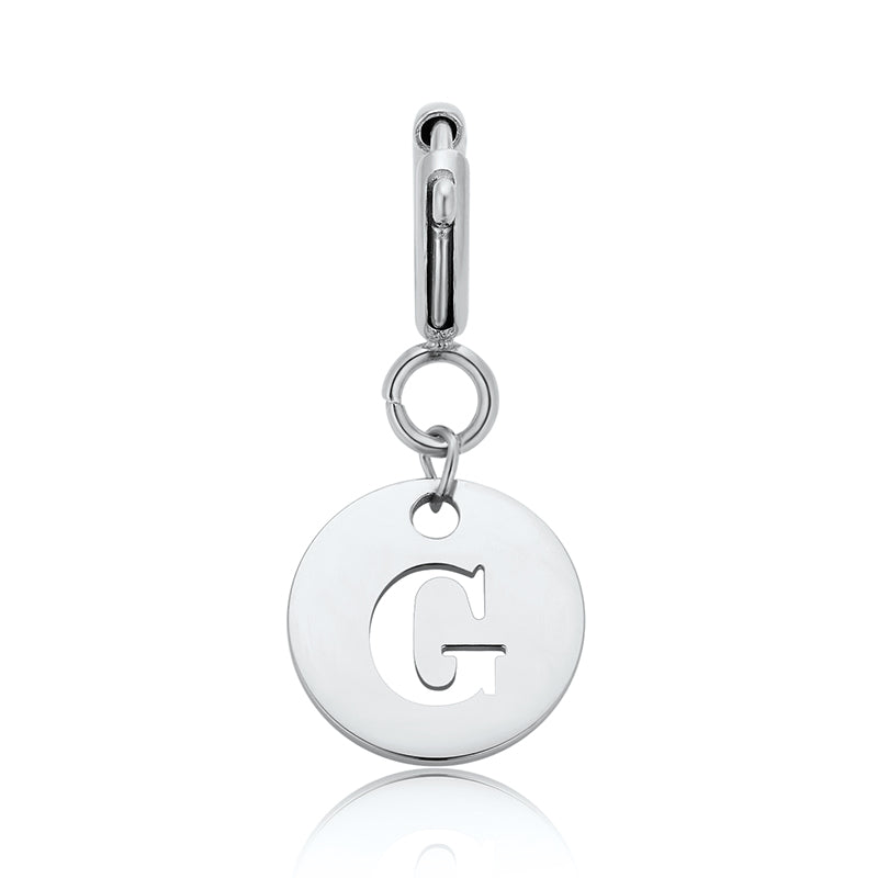 totwoo Letter Charm (Silver/Rose Gold/Black)