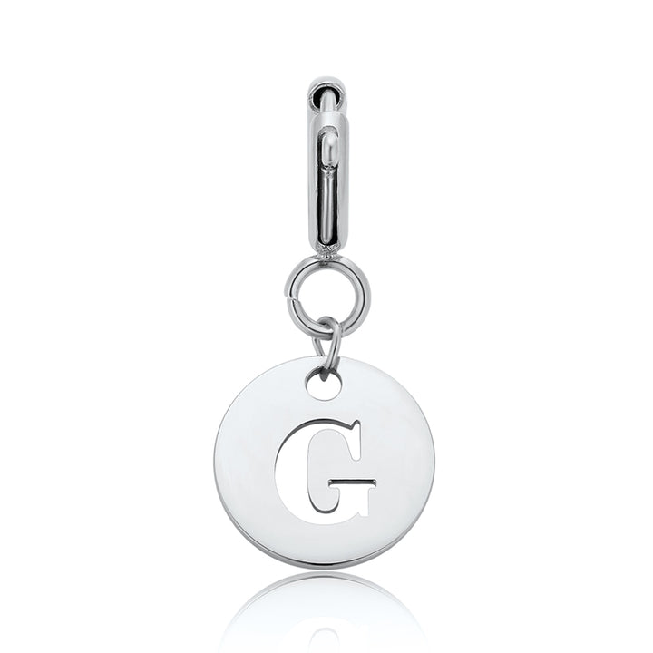 totwoo Letter Charm (plata/oro rosa/negro)