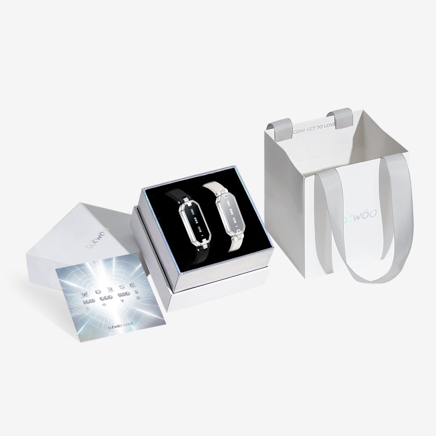 Morse Love Touch Bracelets with Silicone