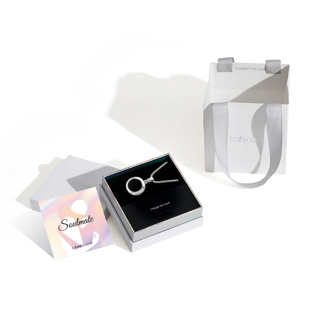 Soulmate 2.0 Touch Necklace with Obsidian