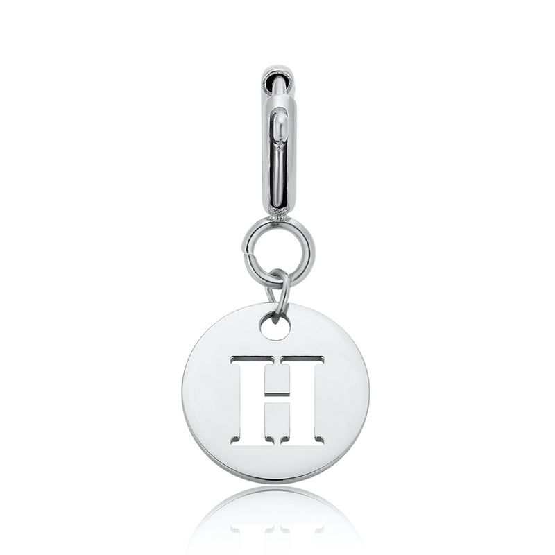 totwoo Letter Charm (Silver/Rose Gold/Black)