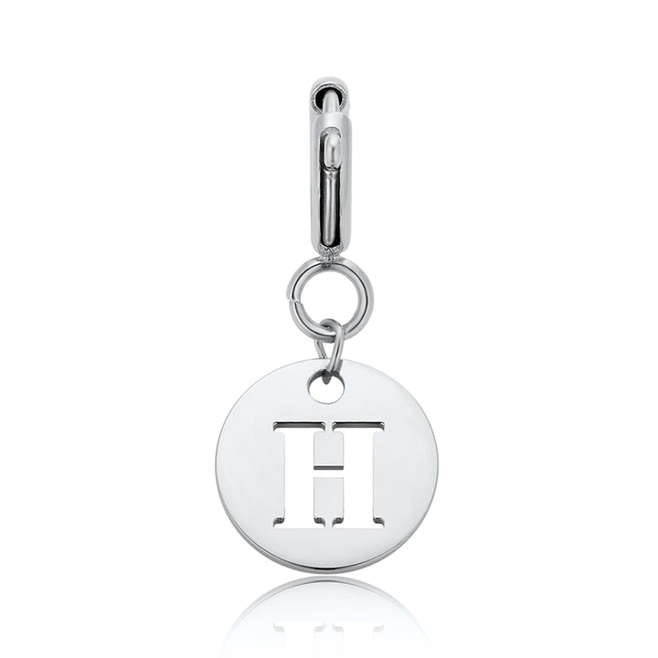 totwoo Letter Charm (plata/oro rosa/negro)