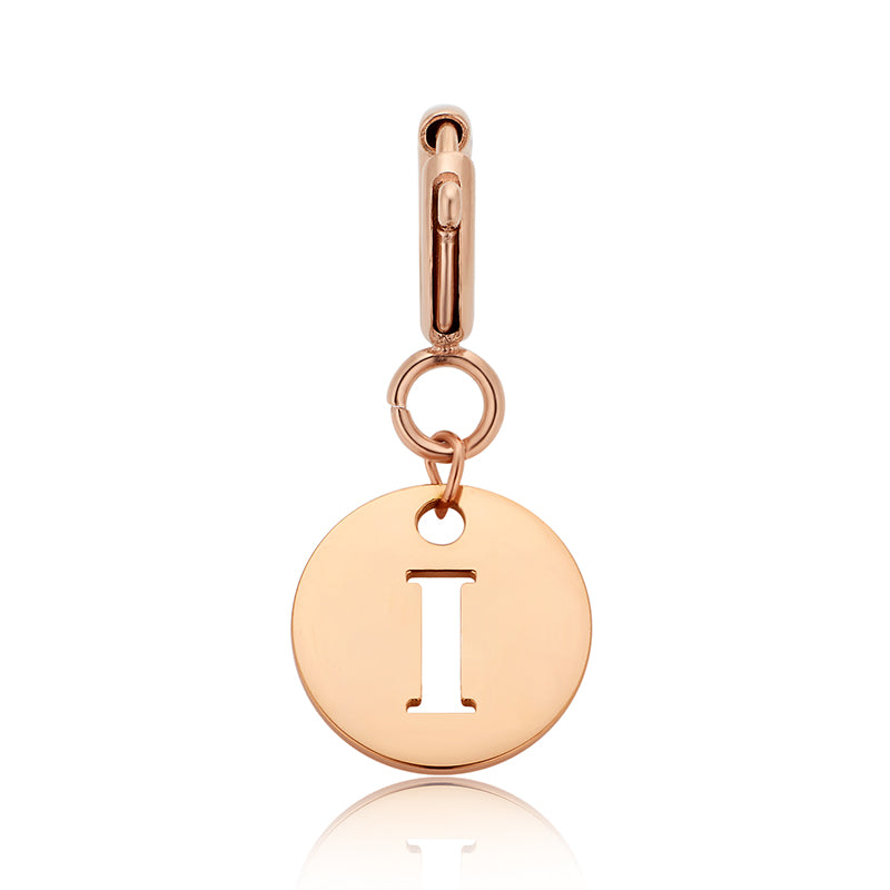 totwoo Letter Charm (Silver/Rose Gold/Black)