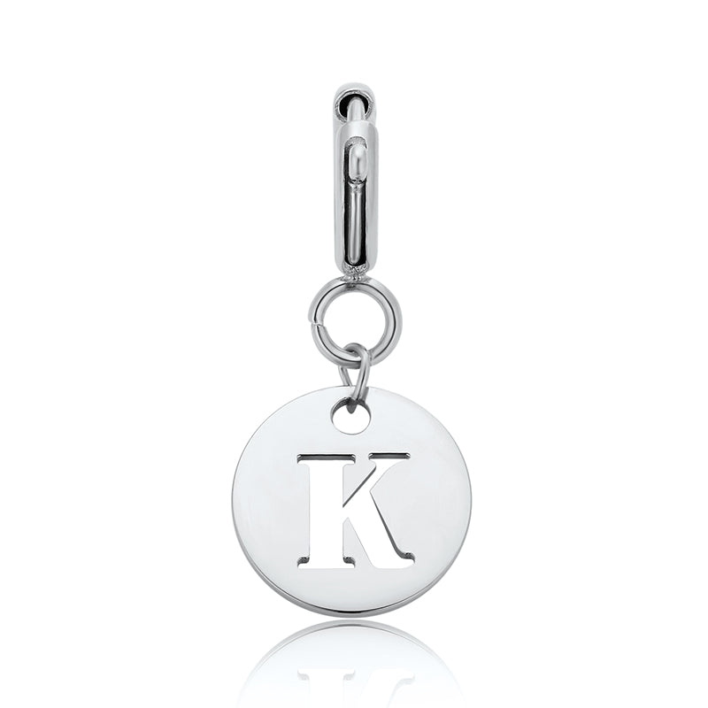 totwoo Letter Charm (Silver/Rose Gold/Black)