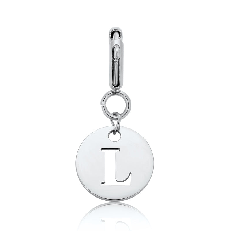 totwoo Letter Charm (Silver/Rose Gold/Black)